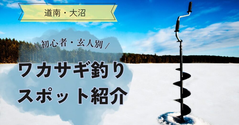 函館・大沼のワカサギ釣り情報|釣果・料金・場所・電話番号